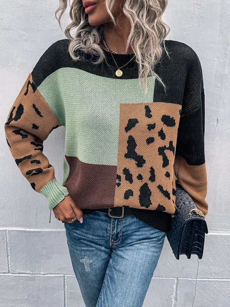 Taliyah - Afslappet striktrøje med markant design
