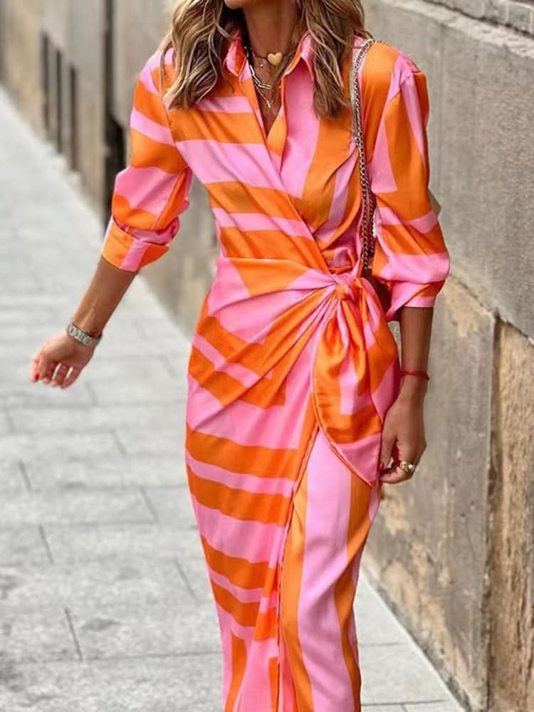 Amira - Elegant wrap-kjole