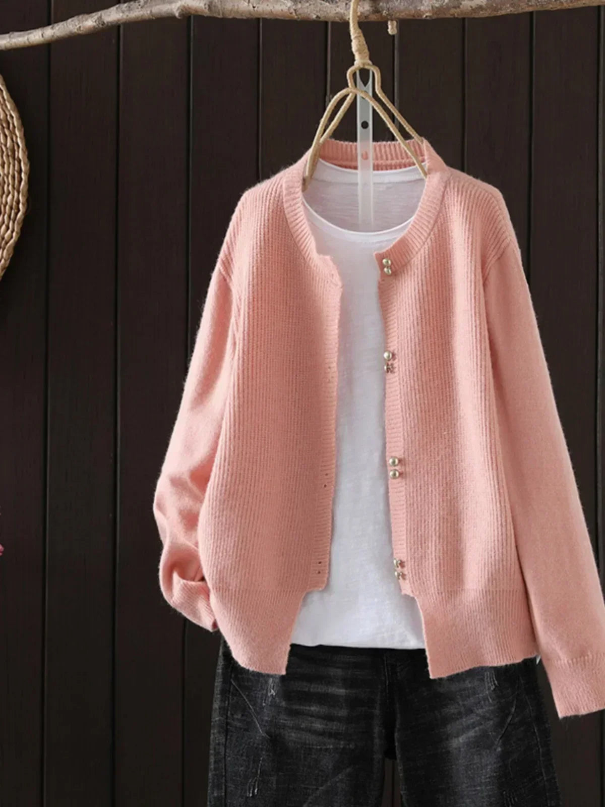 Elara - Sofistikeret Strikcardigan