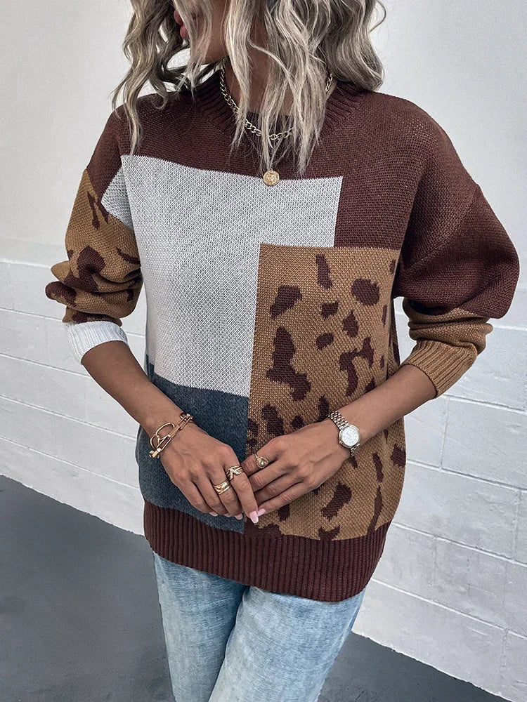Taliyah - Afslappet striktrøje med markant design