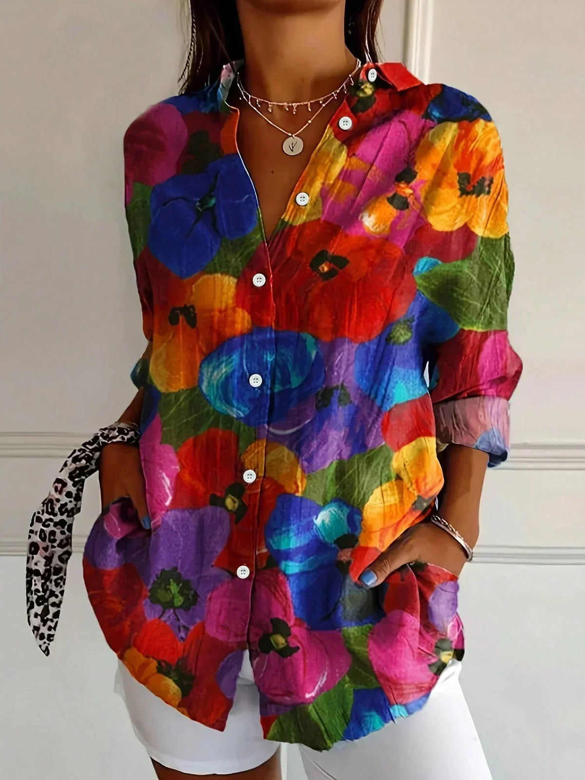 Sadie - Farverig og behagelig bluse