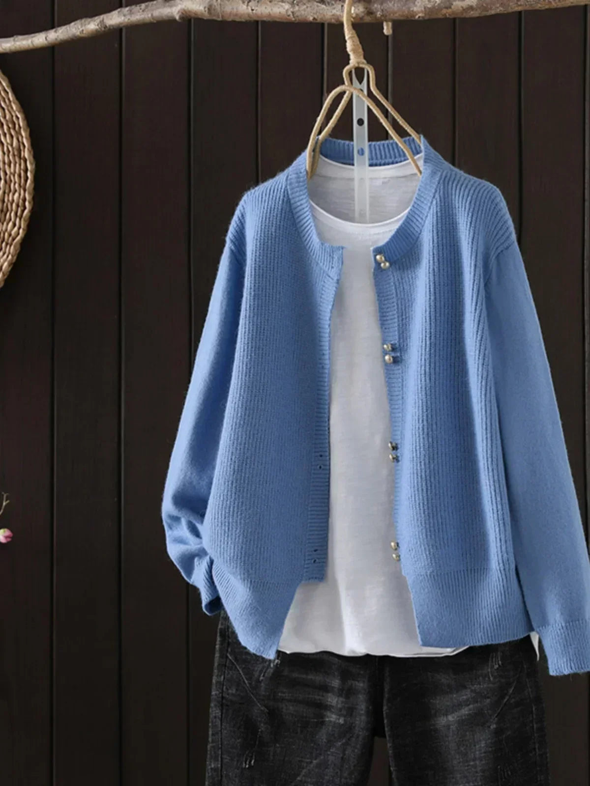 Elara - Sofistikeret Strikcardigan