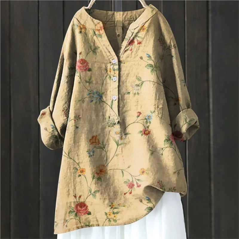 Daniela - Elegant blomstret bluse
