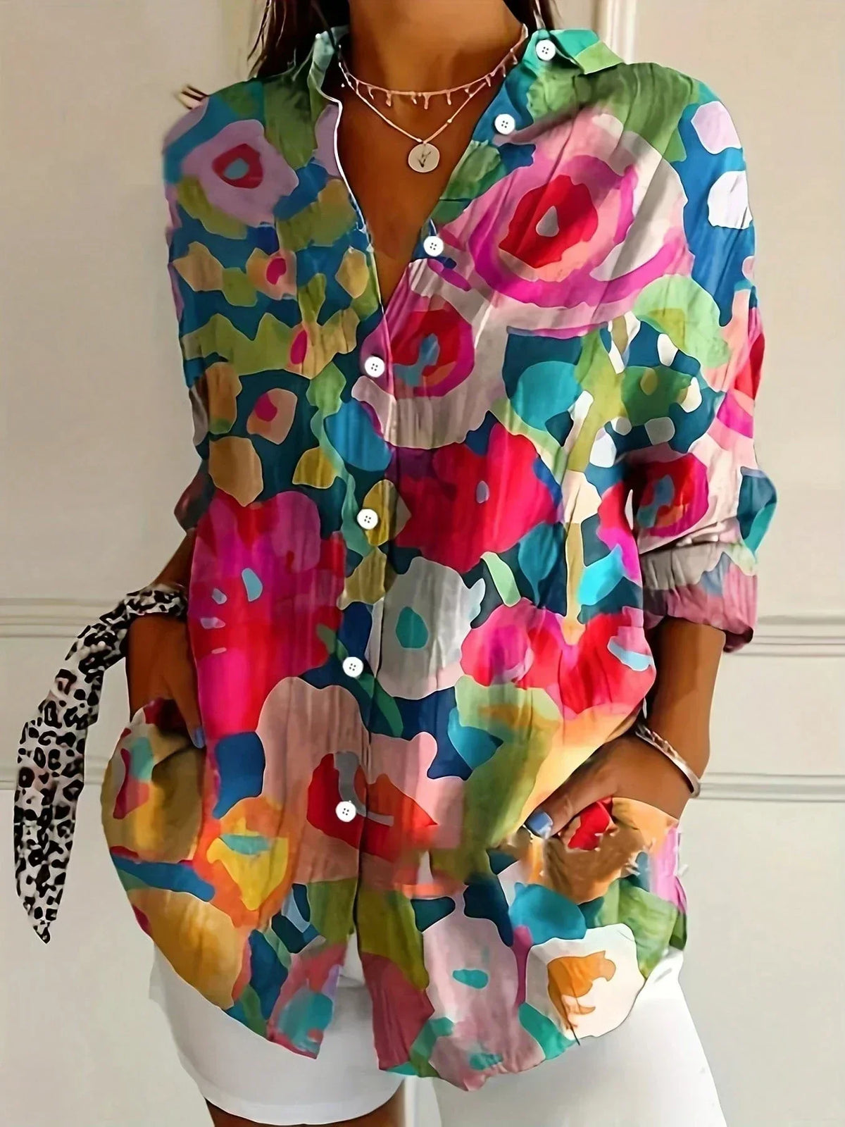 Sadie - Farverig og behagelig bluse