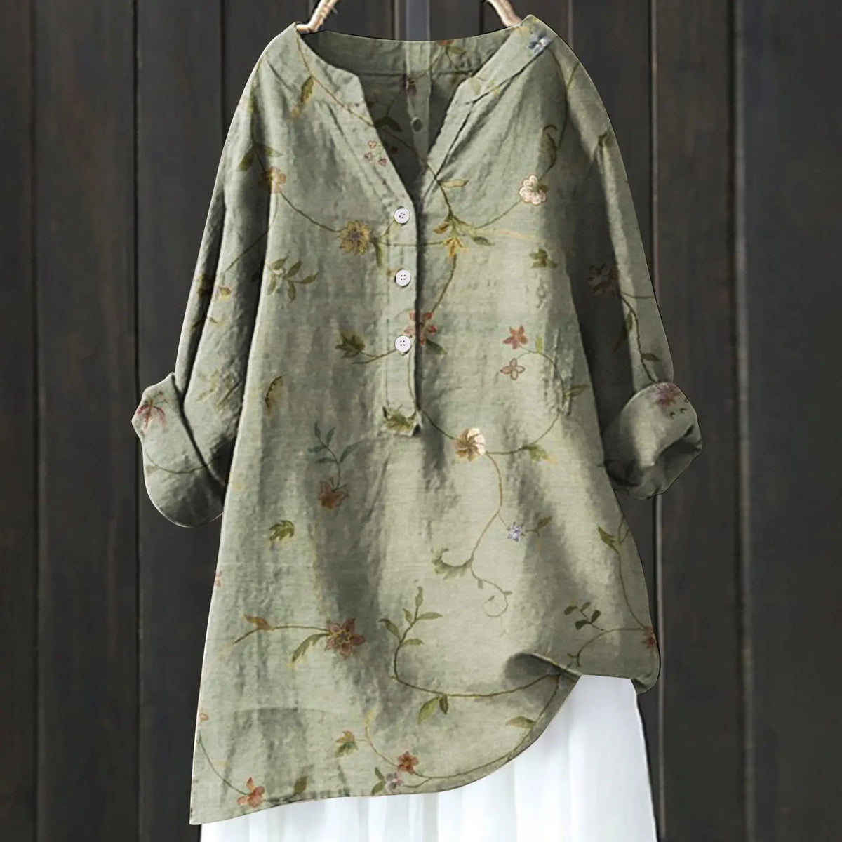 Daniela - Elegant blomstret bluse