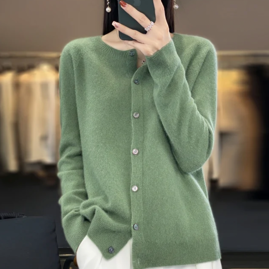 Manon - Lækker cashmere-striktrøje