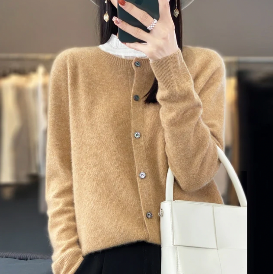 Manon - Lækker cashmere-striktrøje
