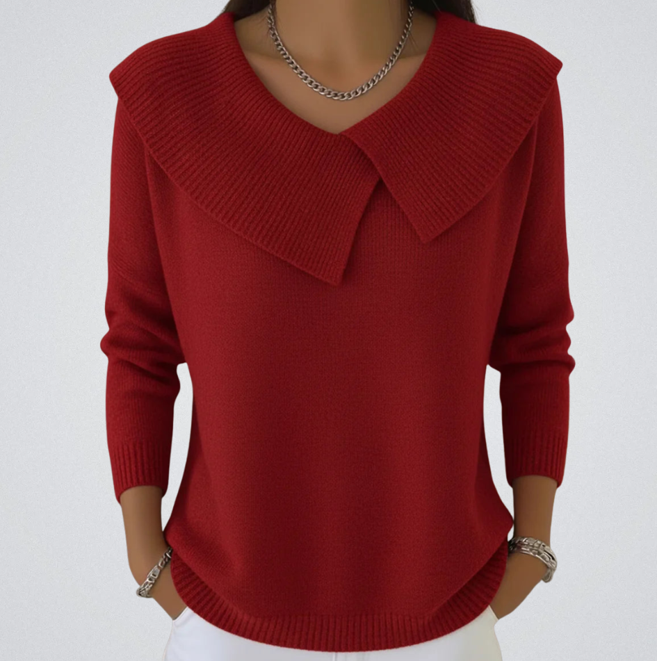 Rylee - Elegant ribstrikket pullover