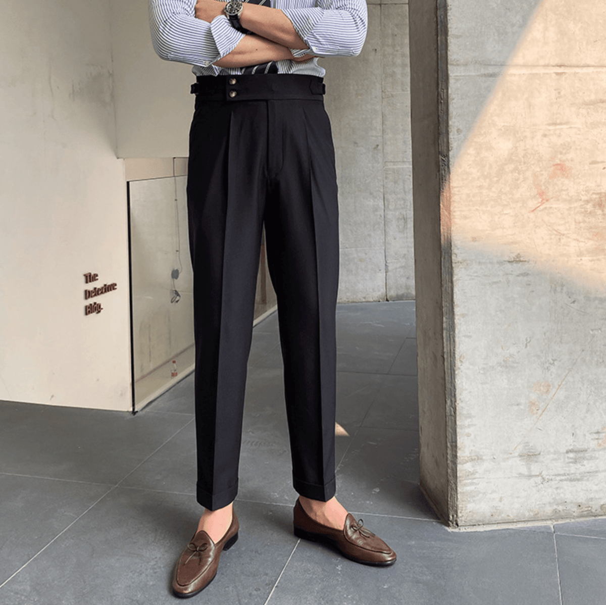 Edward - Elegante bukser med høj talje