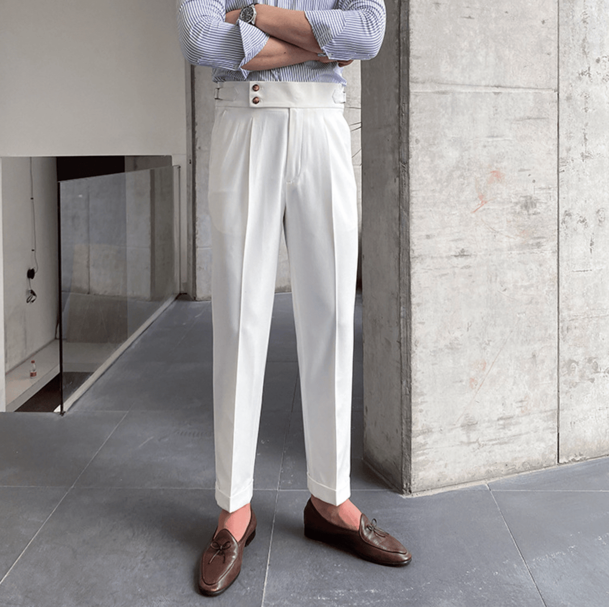 Edward - Elegante bukser med høj talje