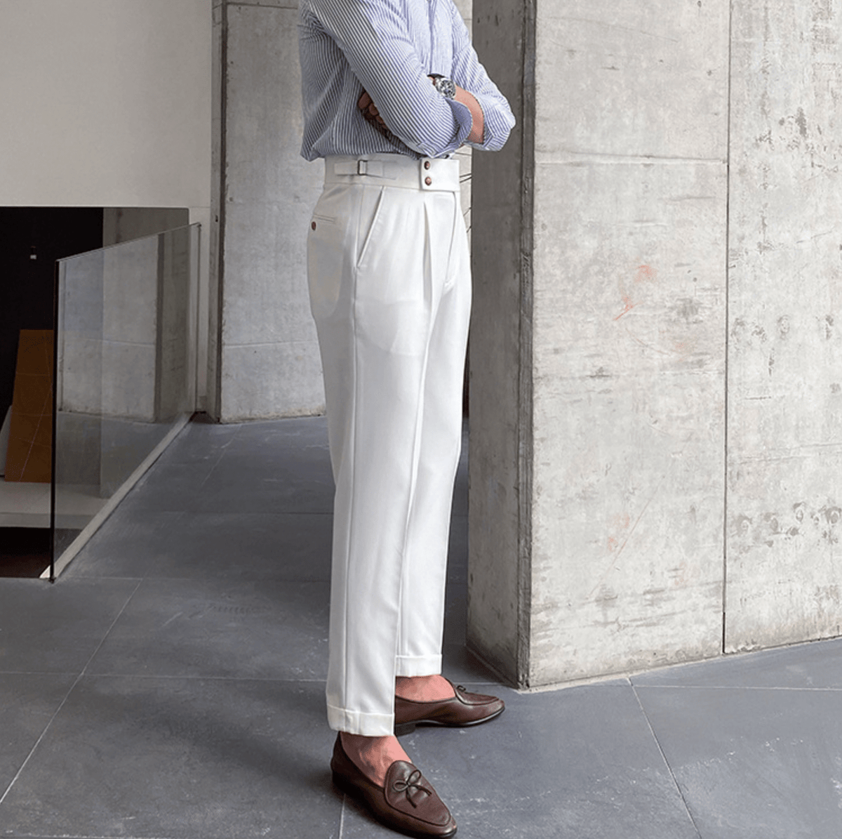 Edward - Elegante bukser med høj talje