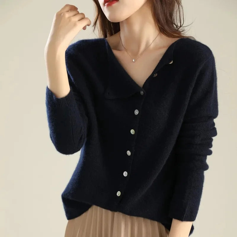 Mireille - Elegant strikcardigan