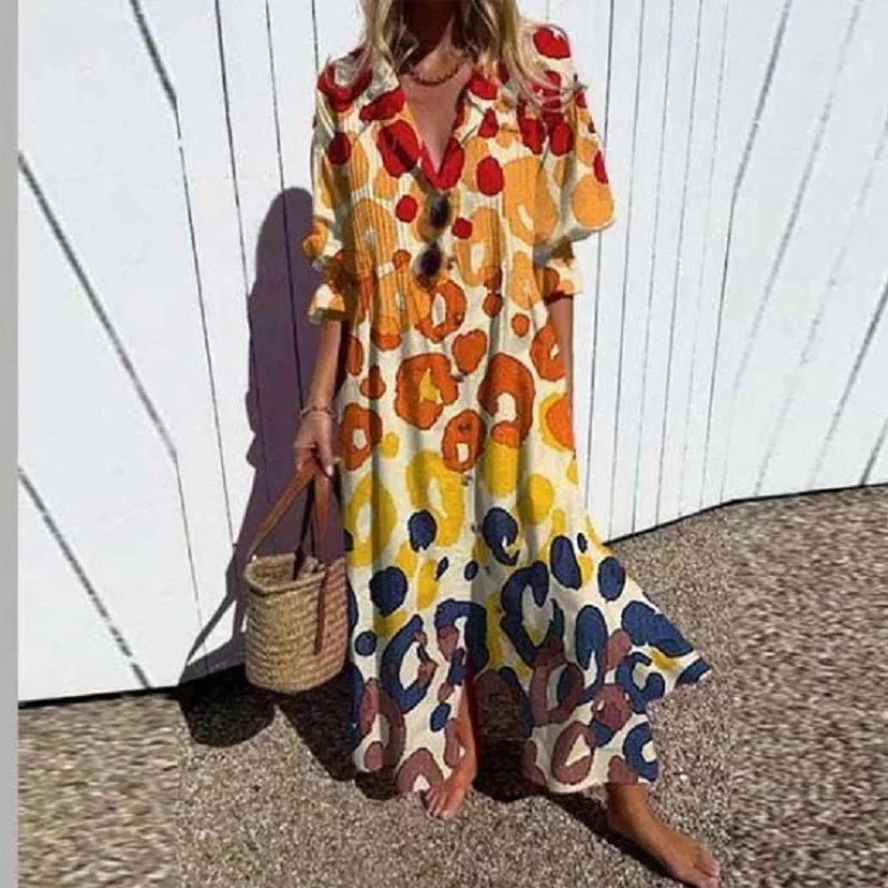 Maisie - Elegant og flatterende maxikjole
