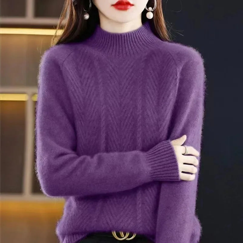 Isolde - Struktureret cashmere-striktrøje