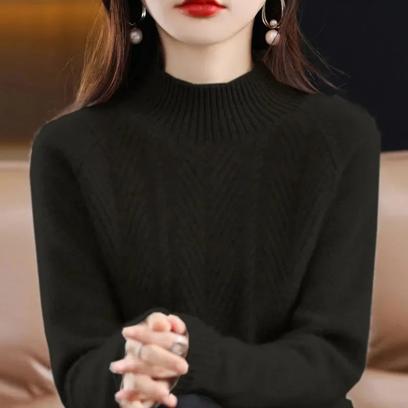 Isolde - Struktureret cashmere-striktrøje