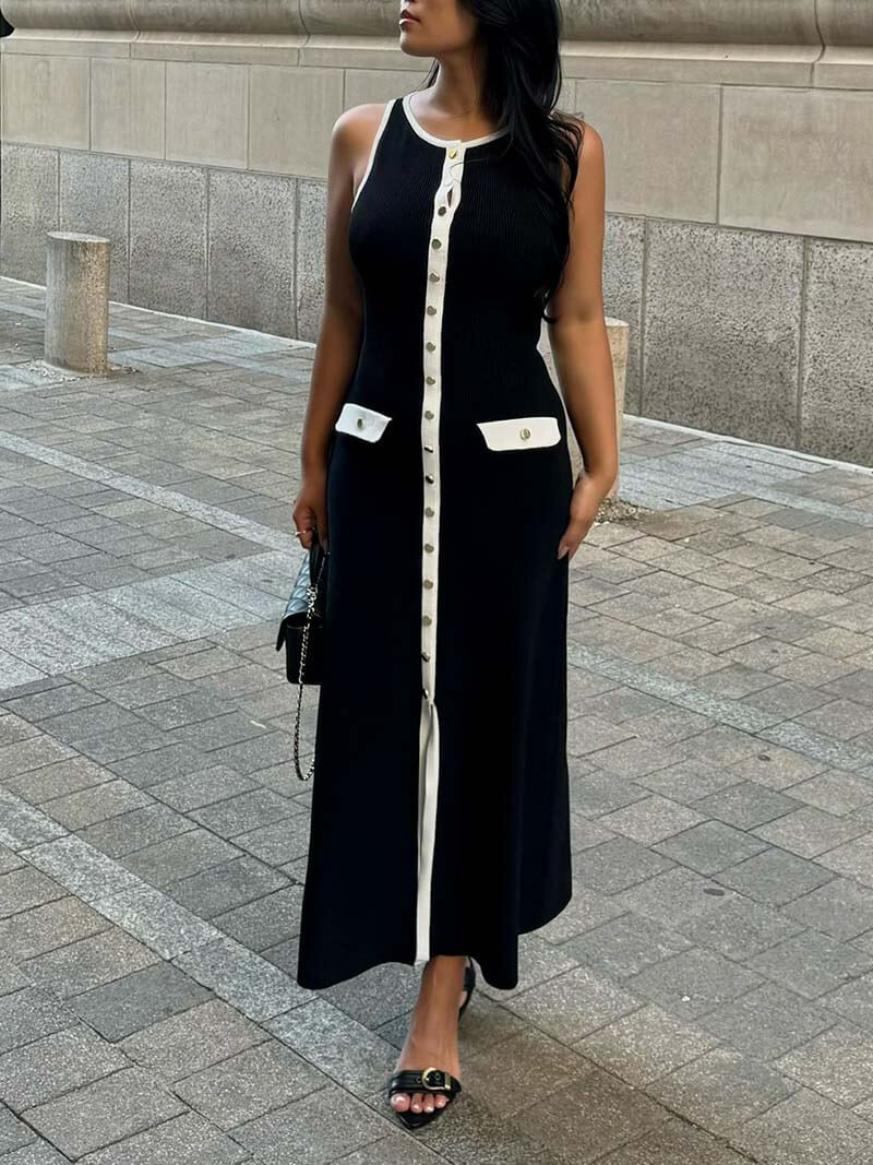 Noella - Elegant flydende kjole
