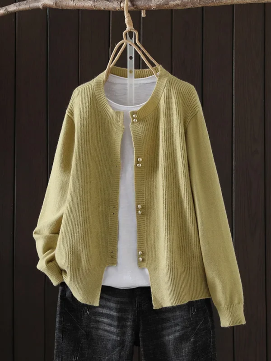 Elara - Sofistikeret Strikcardigan