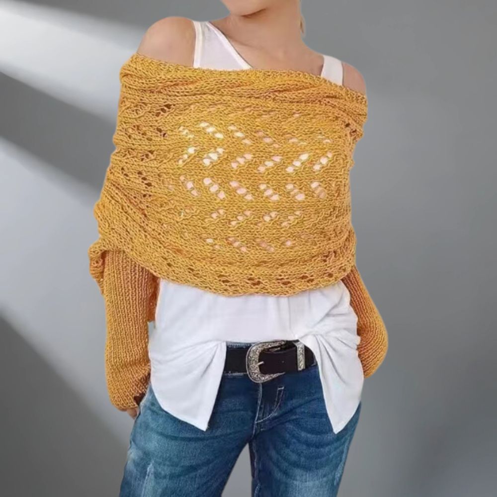WarmWrap™ - Elegant vævet sjal