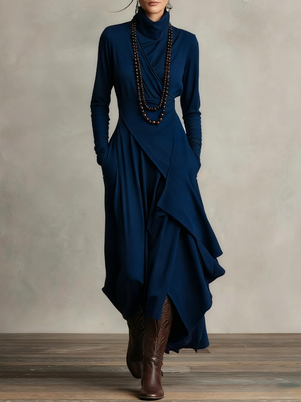 Tanya - Elegant uldkjole