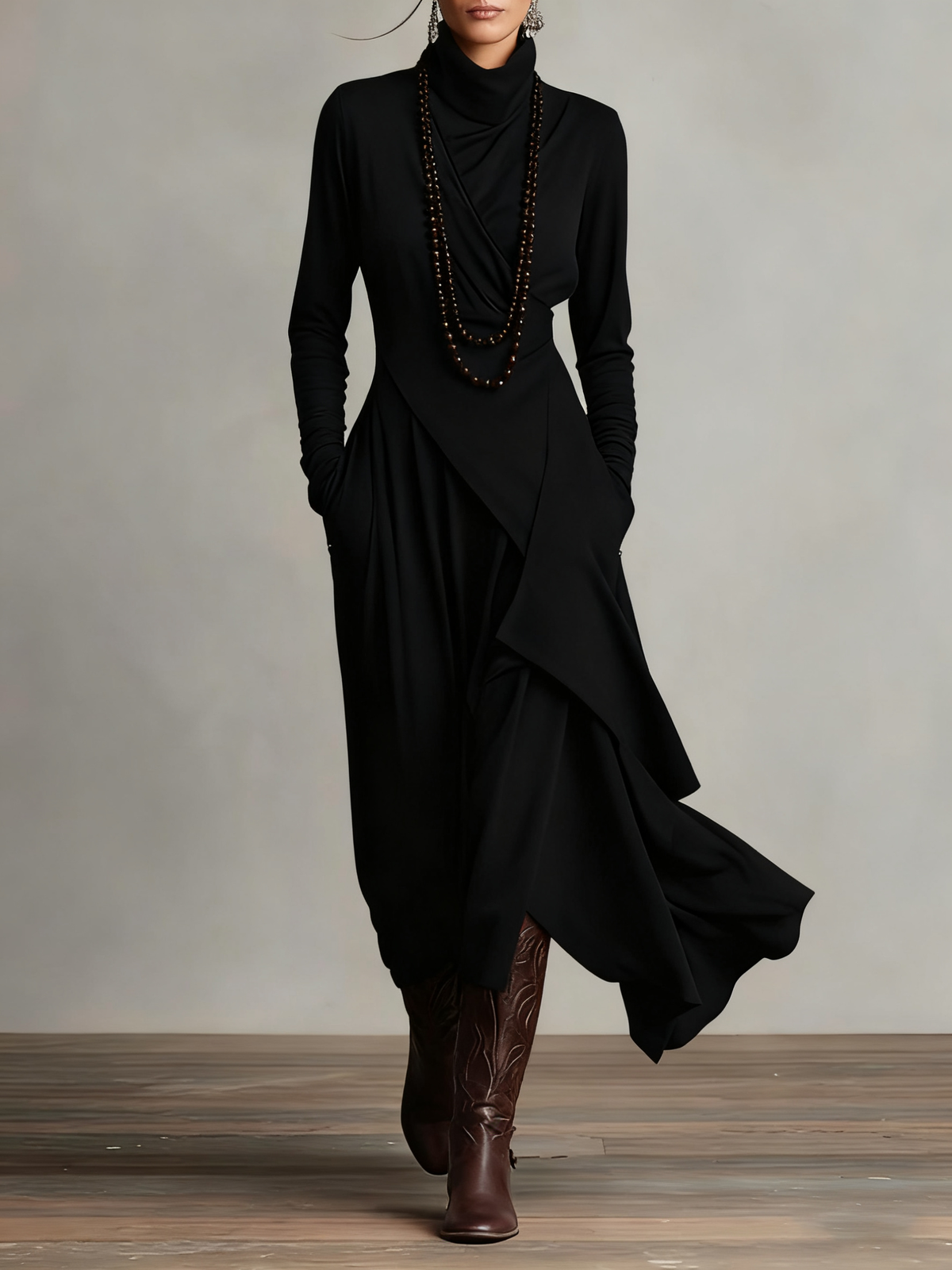 Tanya - Elegant uldkjole