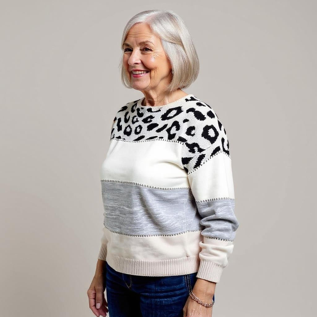 Pascalina - Behagelig leopardtrøje