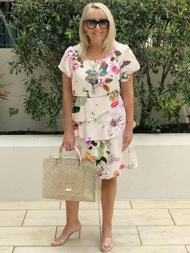 Mallory - Chic blomsterkjole