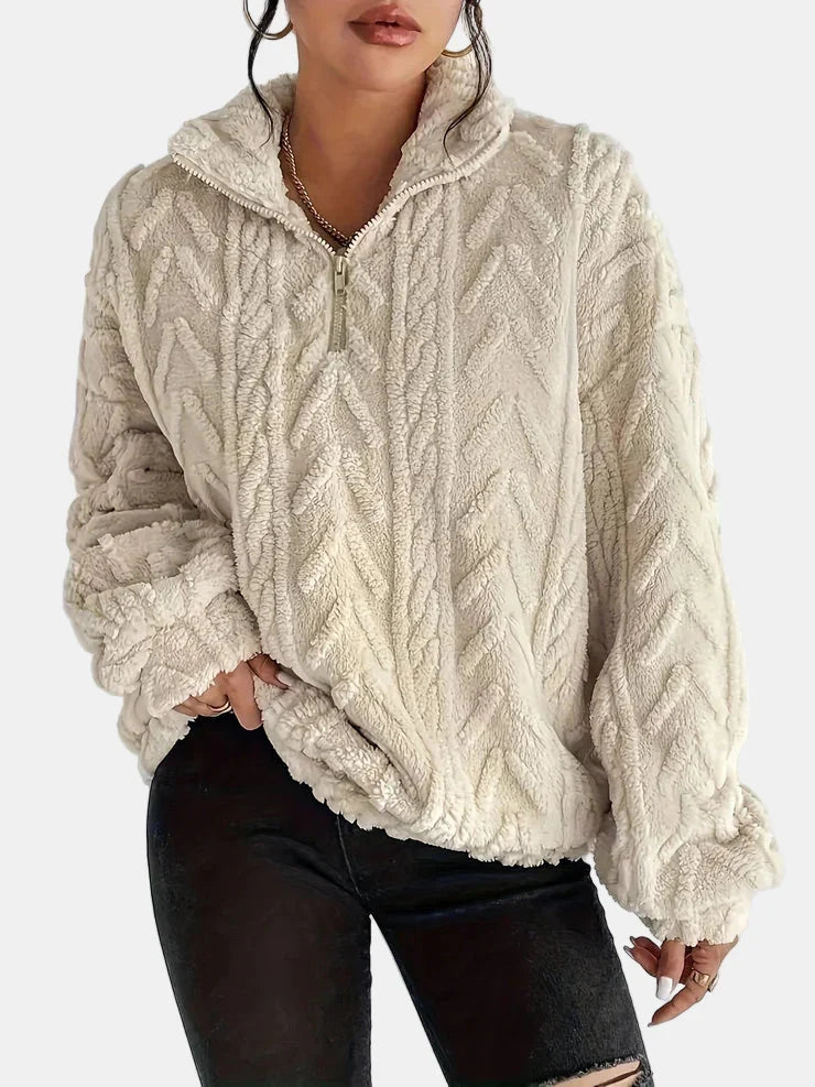 Marie - Elegant og behagelig cardigan med lynlås