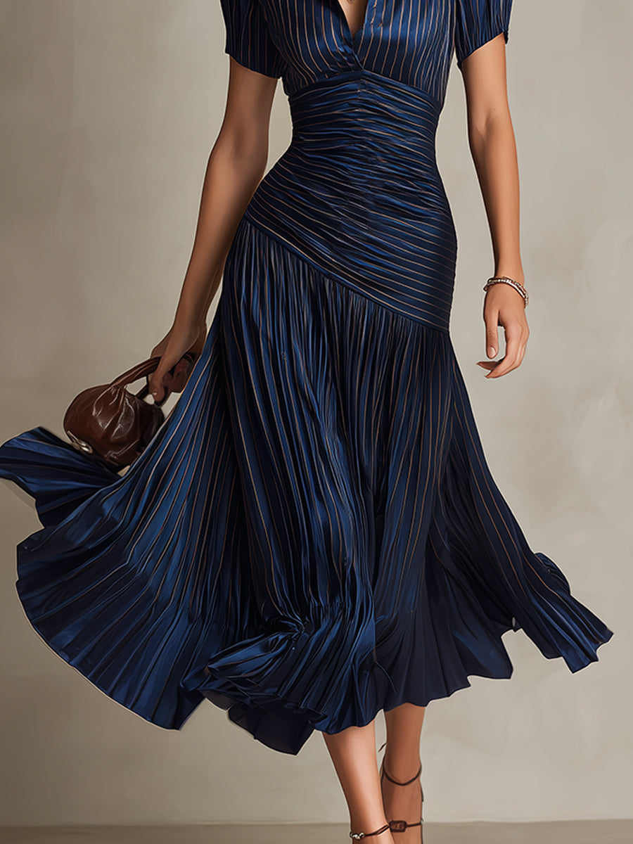 Manon - Elegant satinkjole