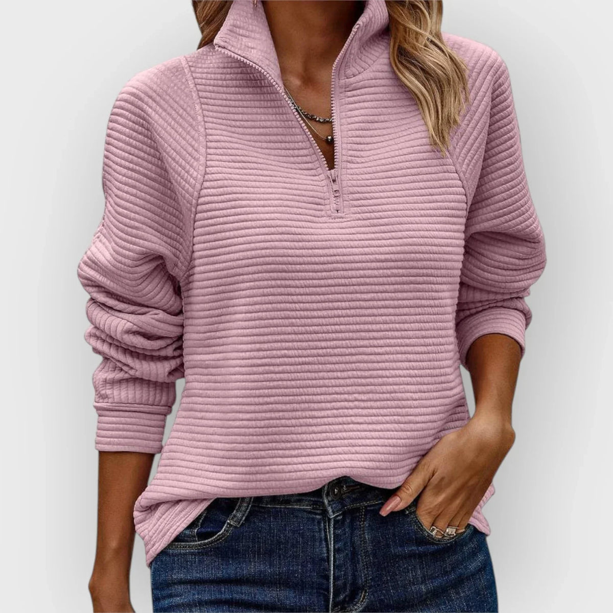 Olivia - Elegant og behagelig strikbluse