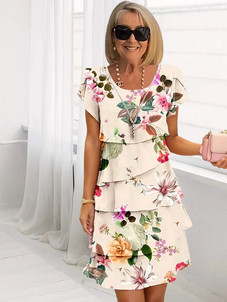 Mallory - Chic blomsterkjole