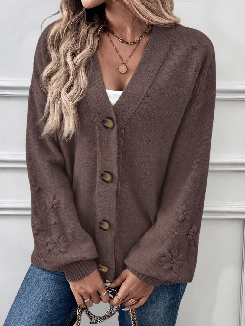 Hélène - Elegant klassisk cardigan