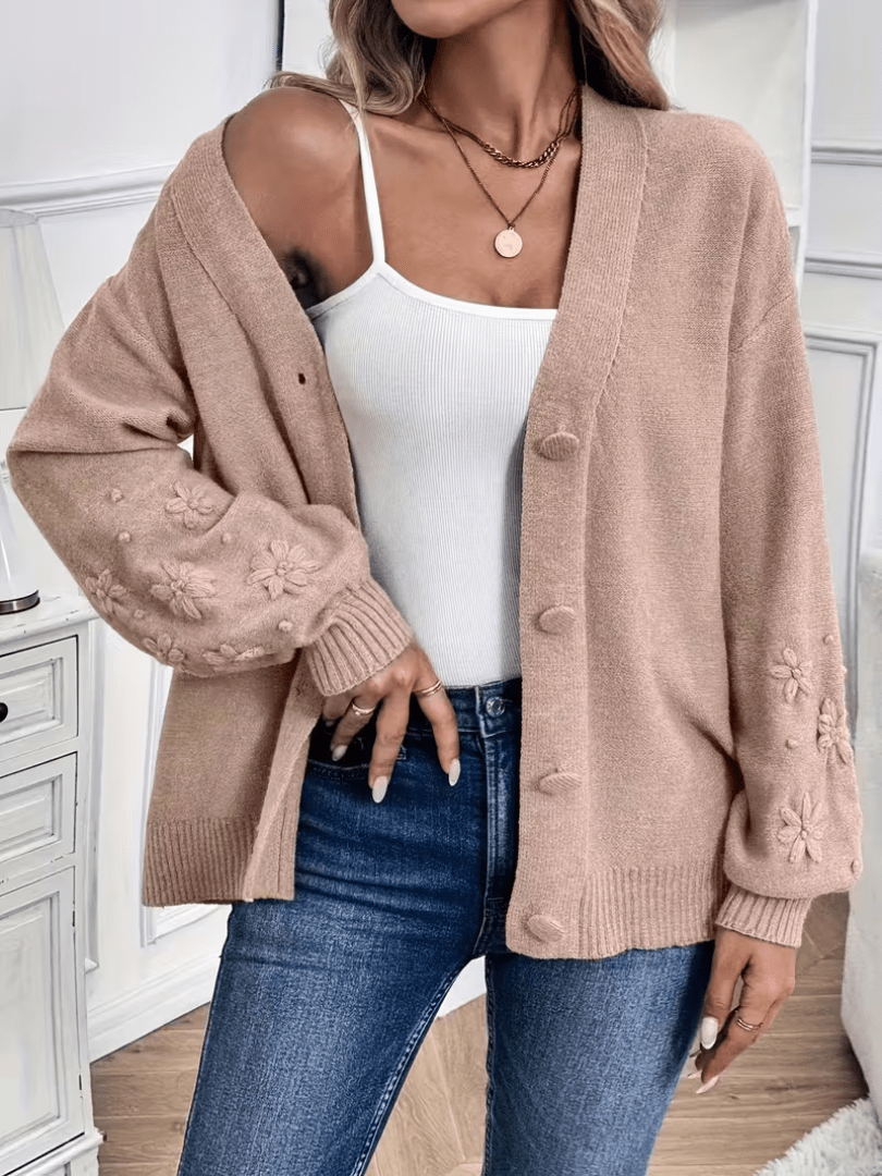 Hélène - Elegant klassisk cardigan