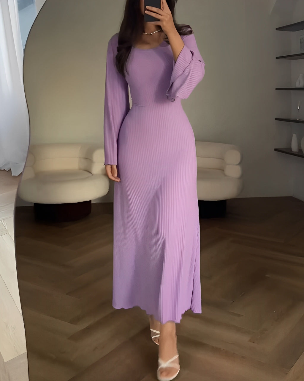 Gabriella - Elegant lang kjole