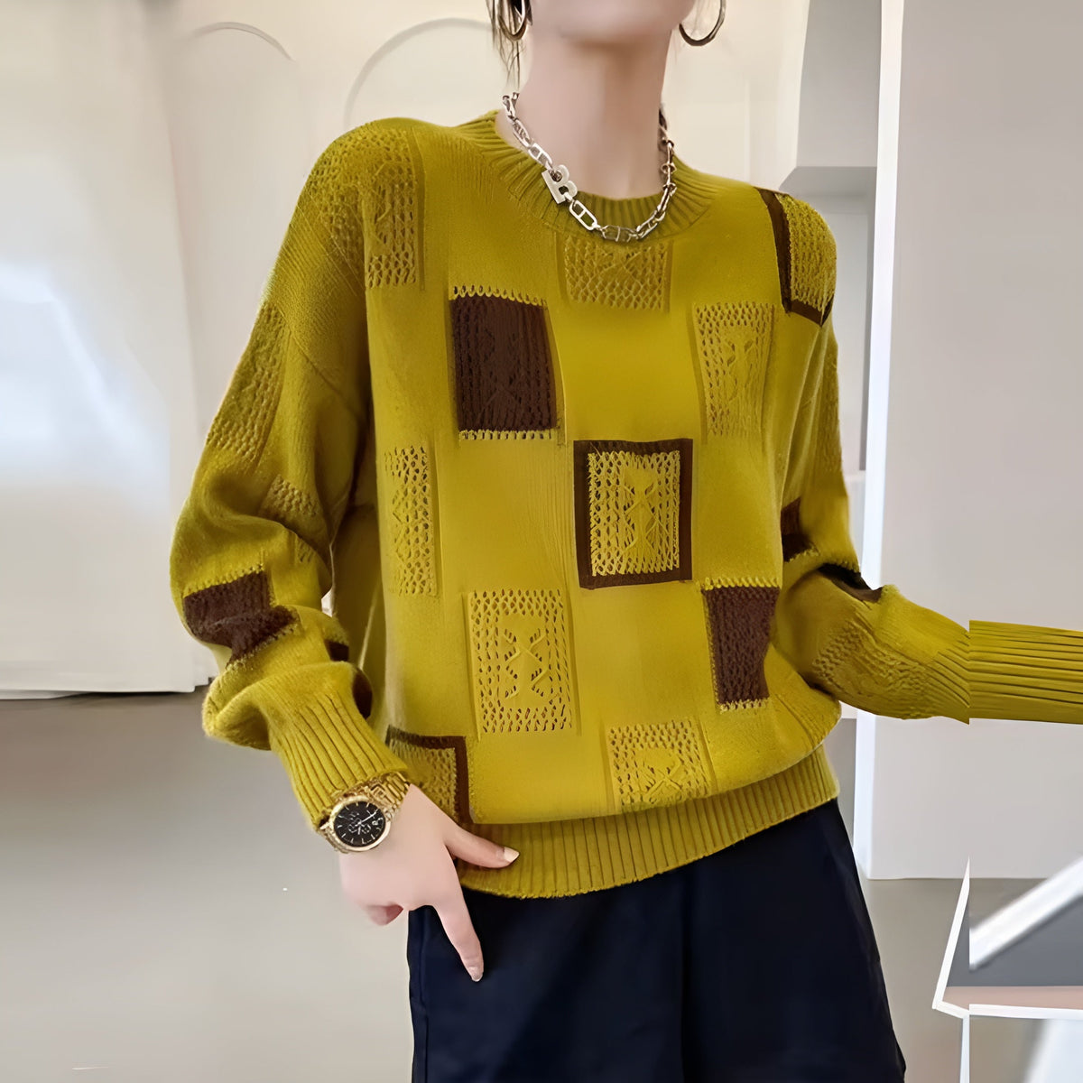 Alida - Luftig trøje i trendy stil