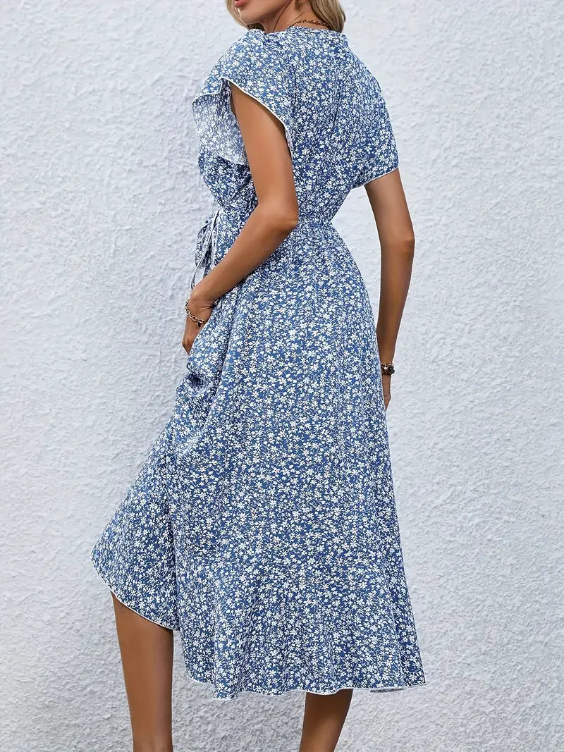 Miriam - Elegant blomstret kjole