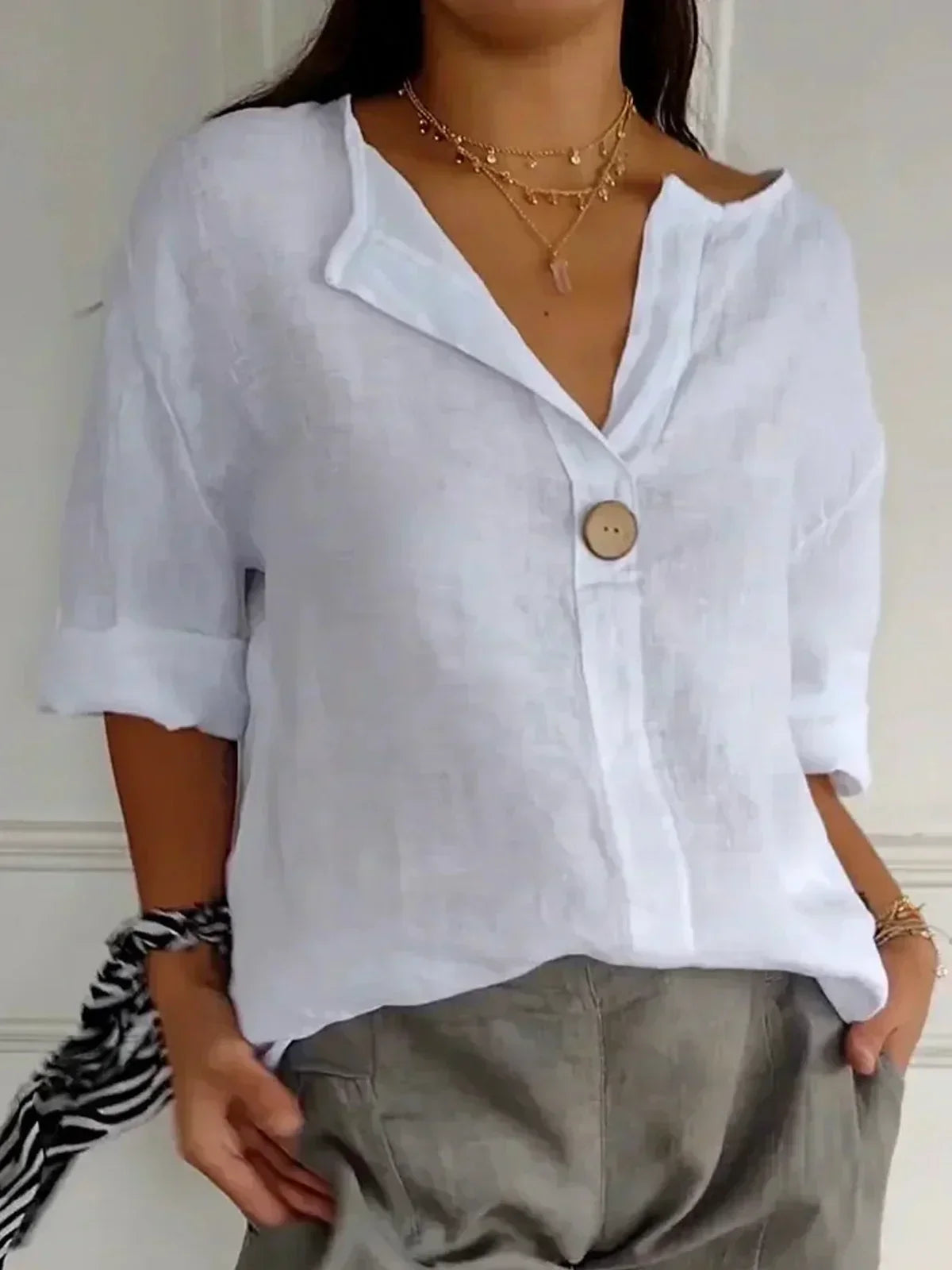 Freja - Elegant afslappet bluse