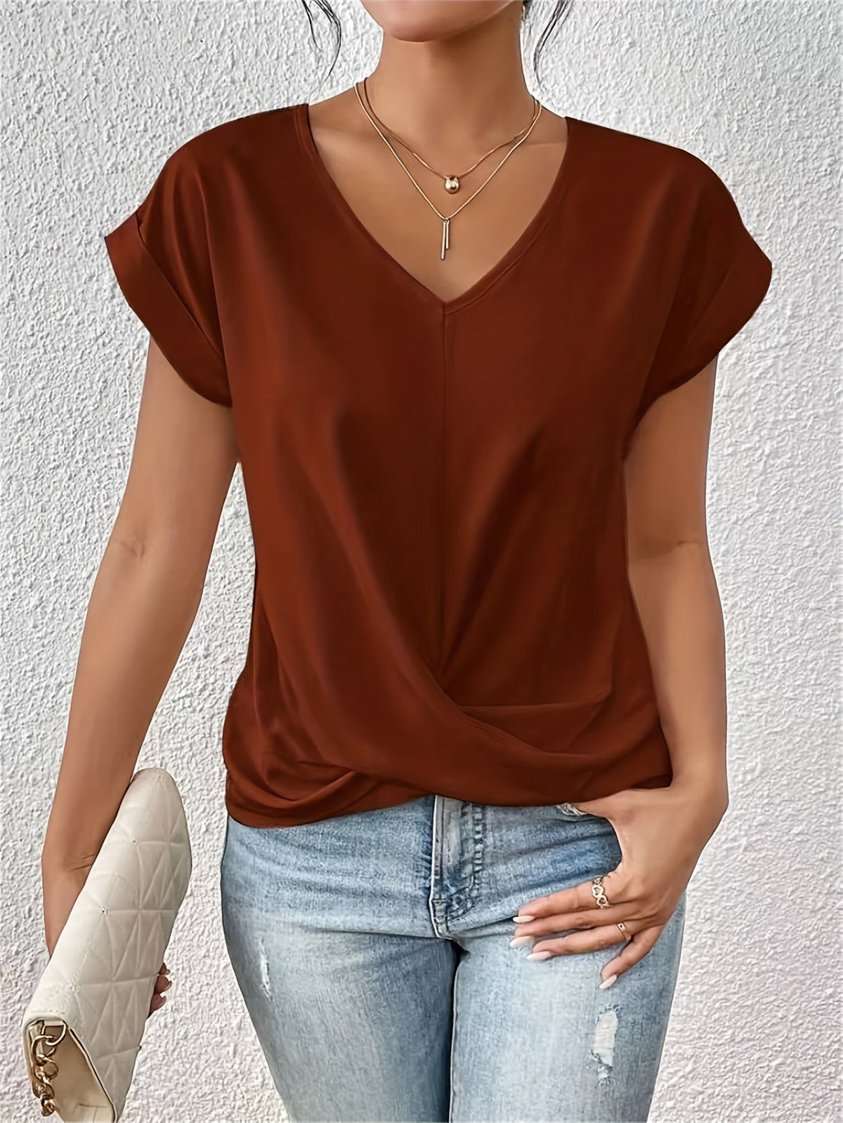 Cleo - Elegant afslappet T-shirt
