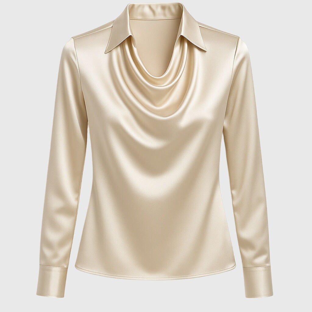 Sylvie - Skinnende og elegant bluse