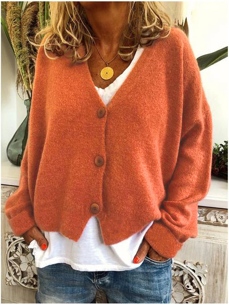 Scarlett - Elegant Strikket Cardigan