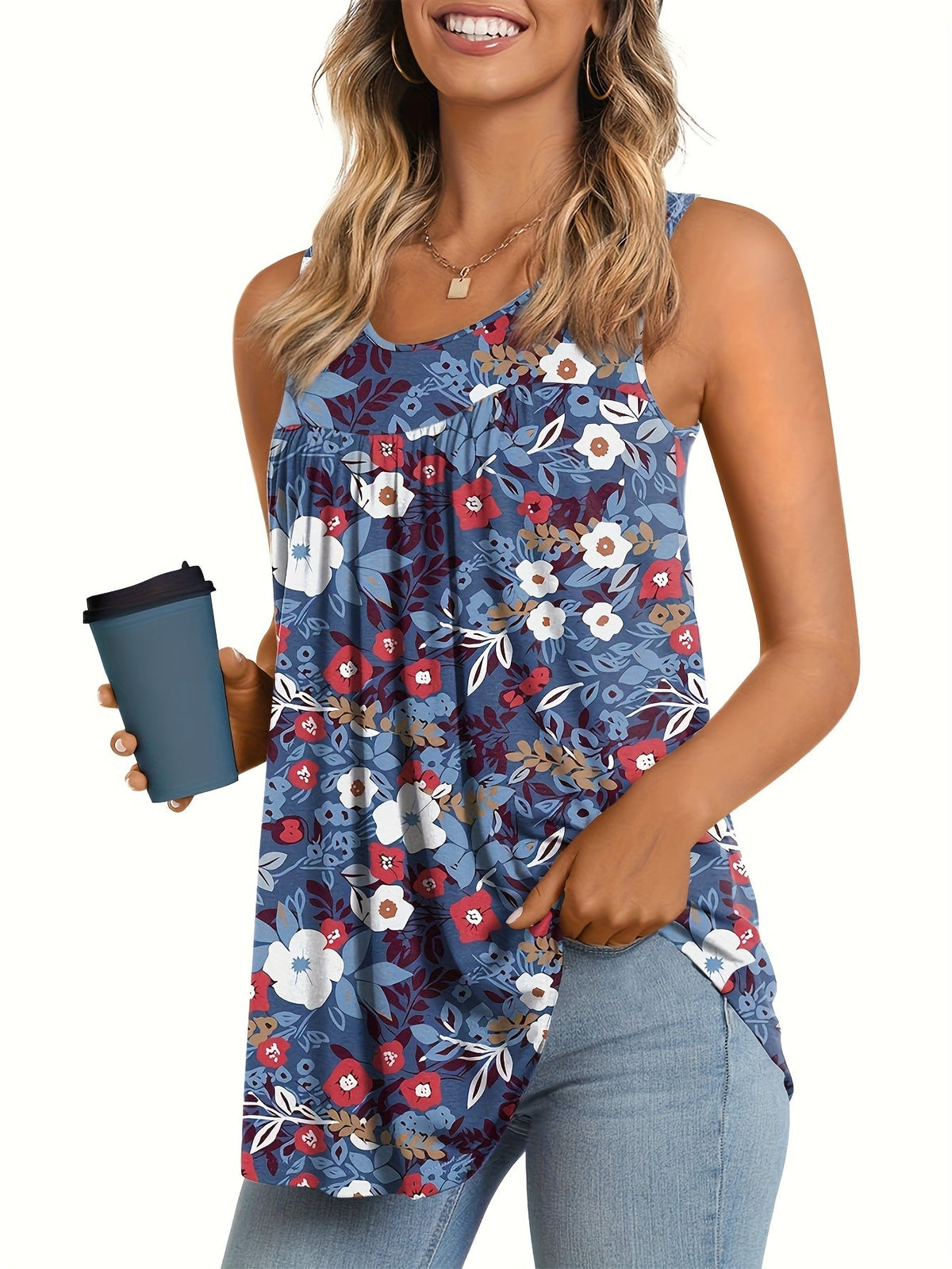 Eline - Let blomsterbluse