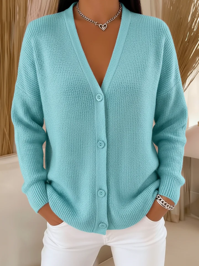 Sofie - Behagelig cardigan i bomuld