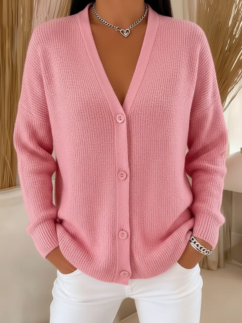 Sofie - Behagelig cardigan i bomuld