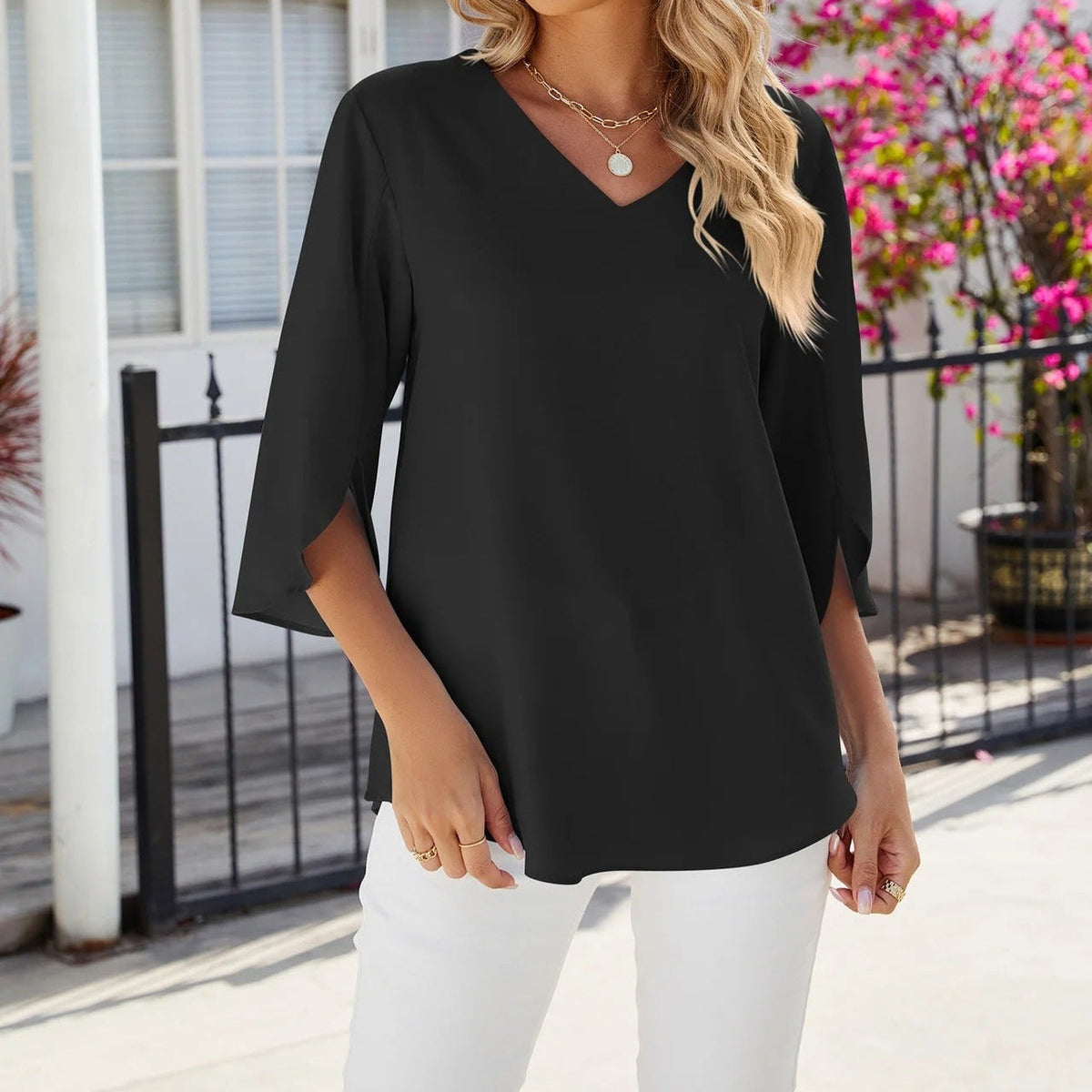 Lara - Elegant afslappet bluse