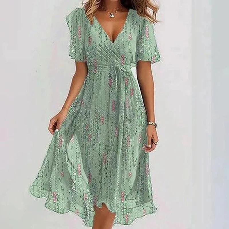 Yara - Elegant blomsterkjole