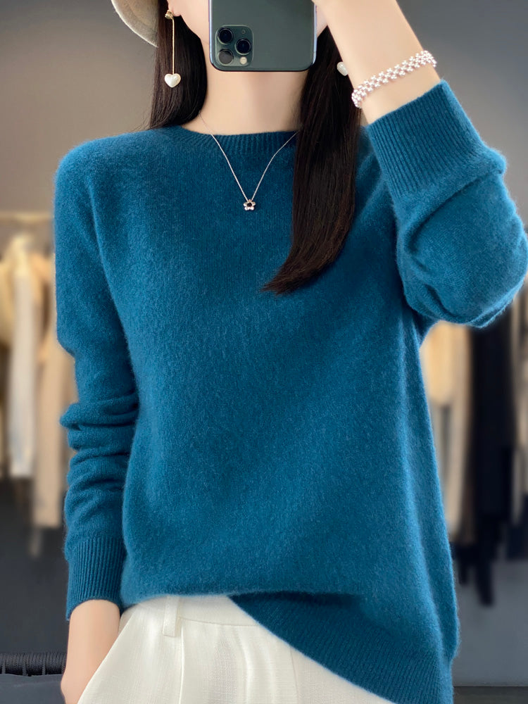 Anette - Varm cashmere-striktrøje