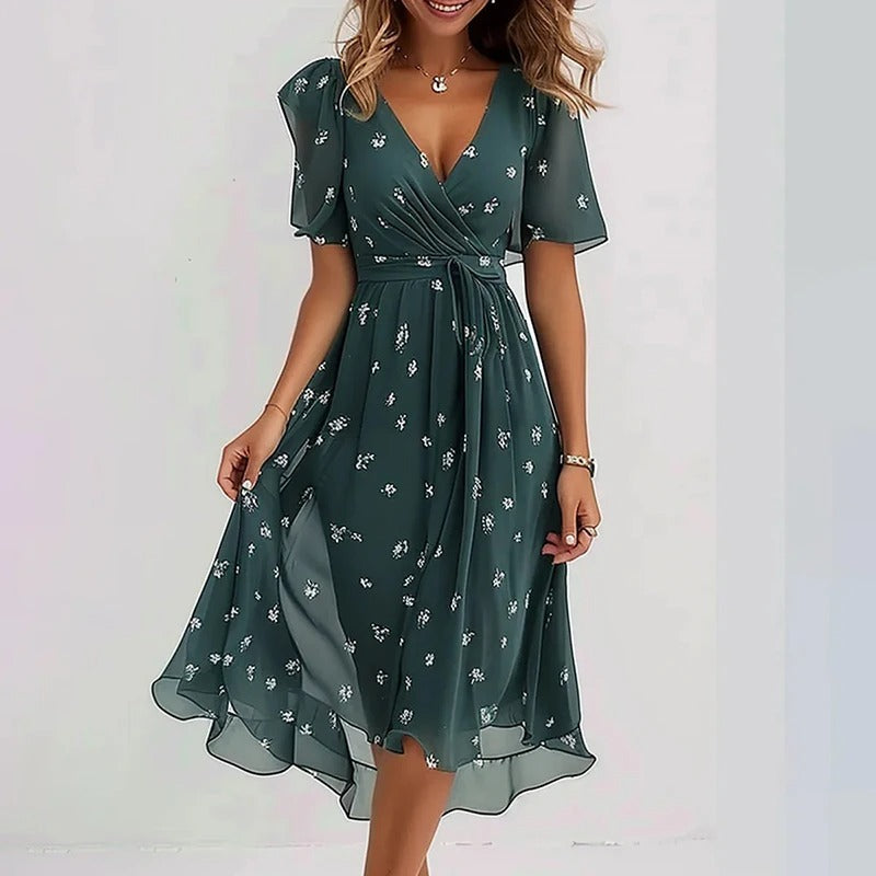 Yara - Elegant blomsterkjole