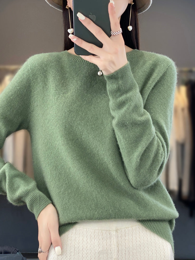 Anette - Varm cashmere-striktrøje