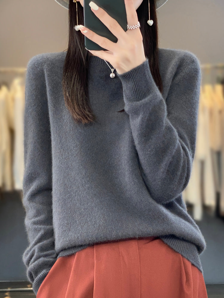 Anette - Varm cashmere-striktrøje