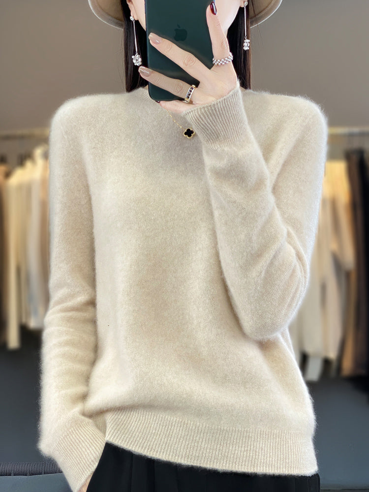 Anette - Varm cashmere-striktrøje