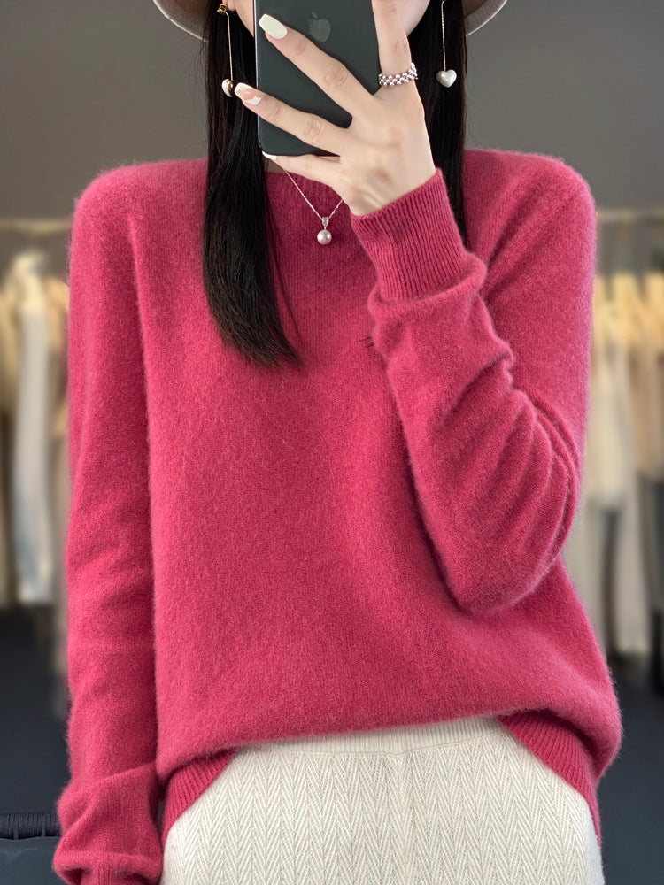 Anette - Varm cashmere-striktrøje
